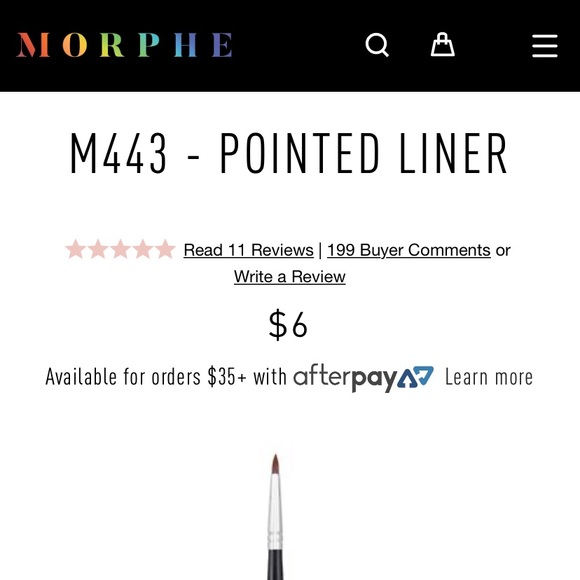 Morphe M443 eyeliner brush (12) - Picture 3 of 3